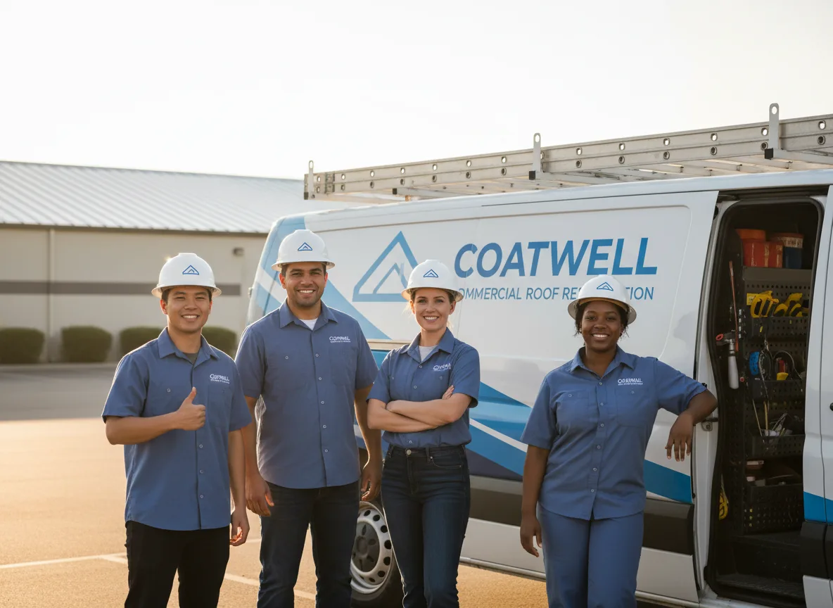 Commercial roof coating company in Waves, NC